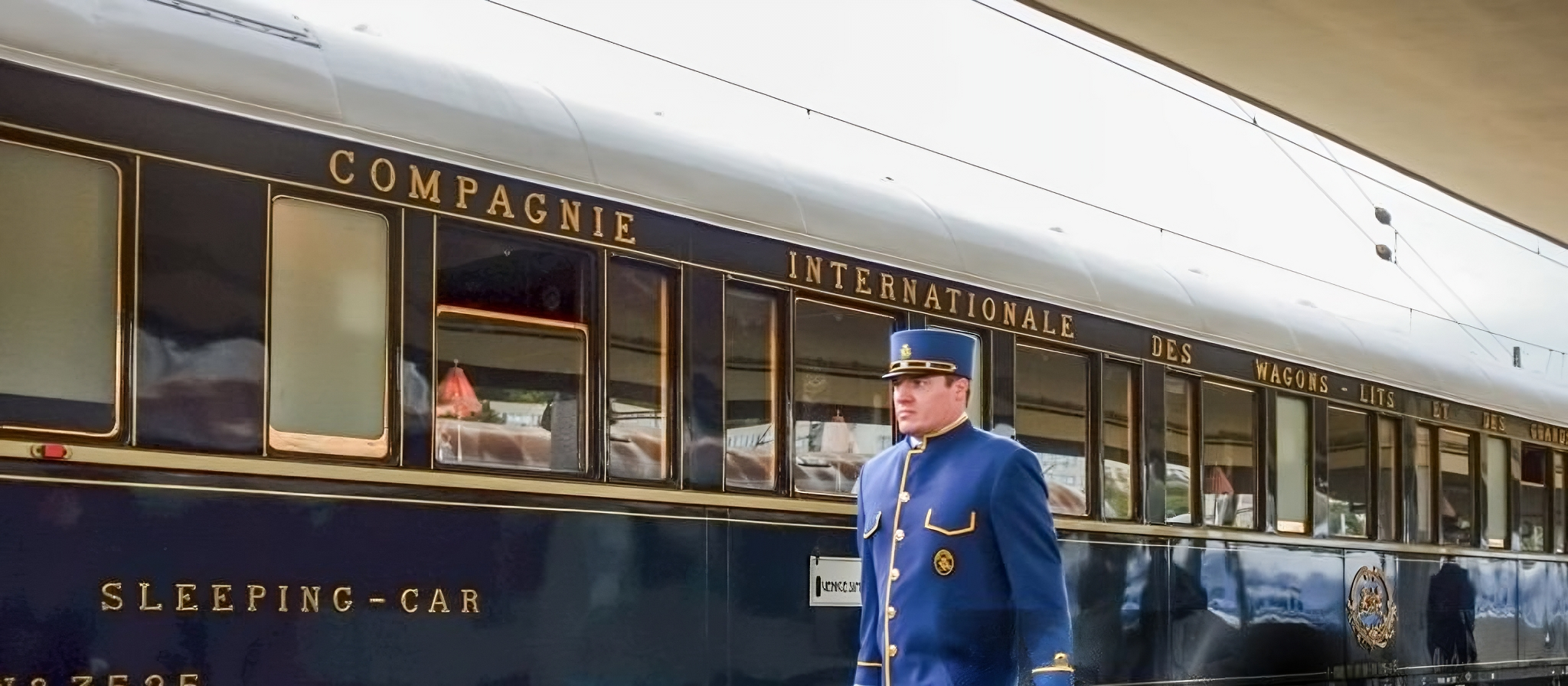 Luxury train interior
